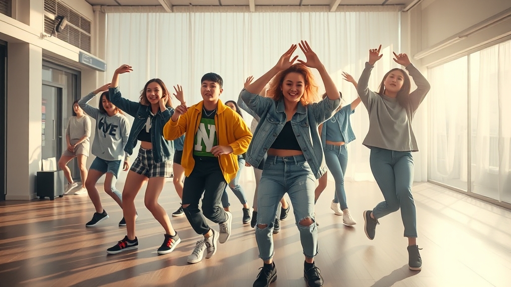 뮤비 속 챌린지 도전 (realistic 스타일)