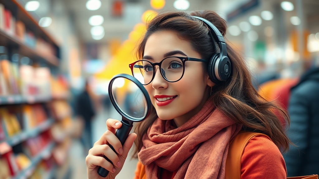 현명한 AI 앱 쇼핑 가이드 (realistic 스타일)