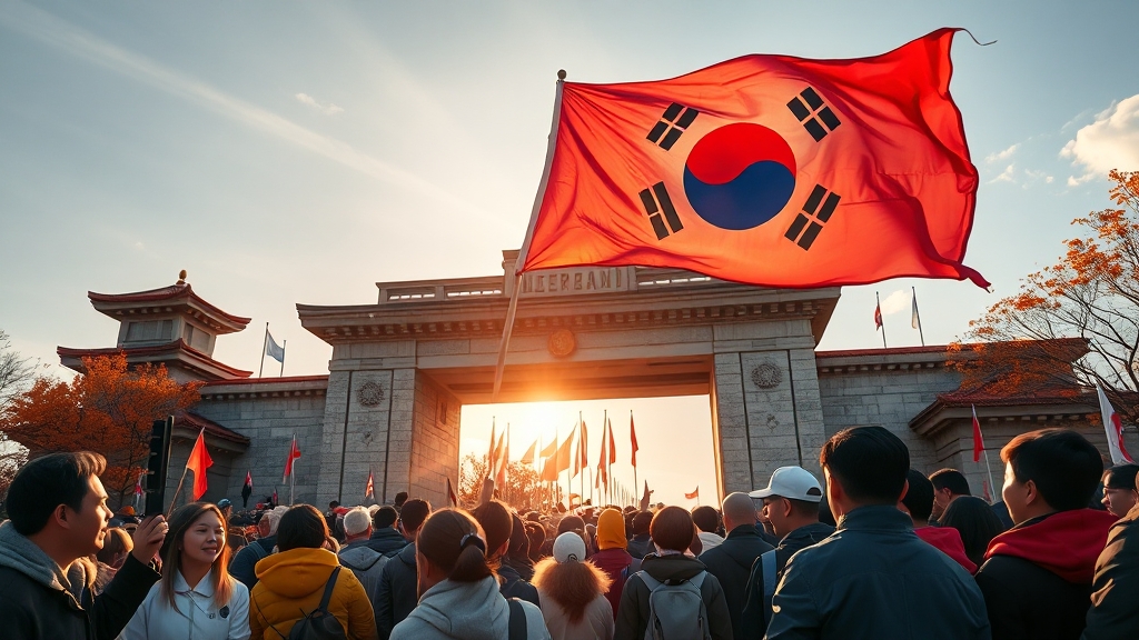 광복 80주년의 의미 (realistic 스타일)