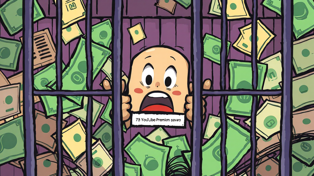 유튜브 음원 추출 시 저작권 문제 (cartoon 스타일)