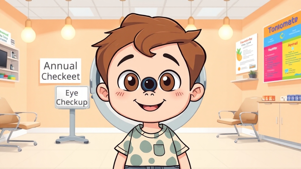 정기 검진, 왜 중요할까요? (cartoon 스타일)