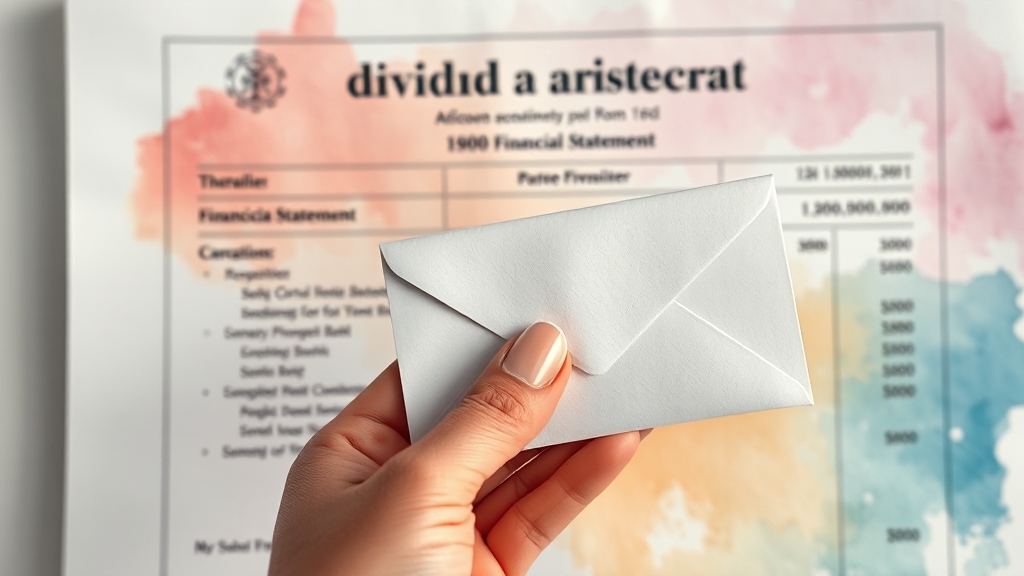 배당주 투자 전략 및 유의사항 (watercolor 스타일)