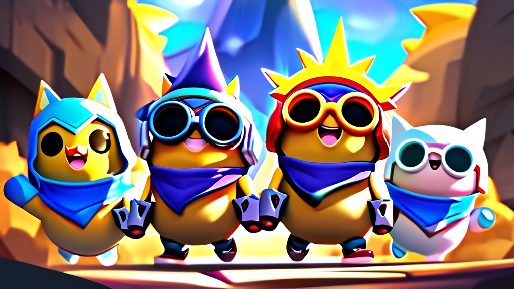 시즌 17 티어 보상 및 PBE 체험 방법 (cartoon 스타일)