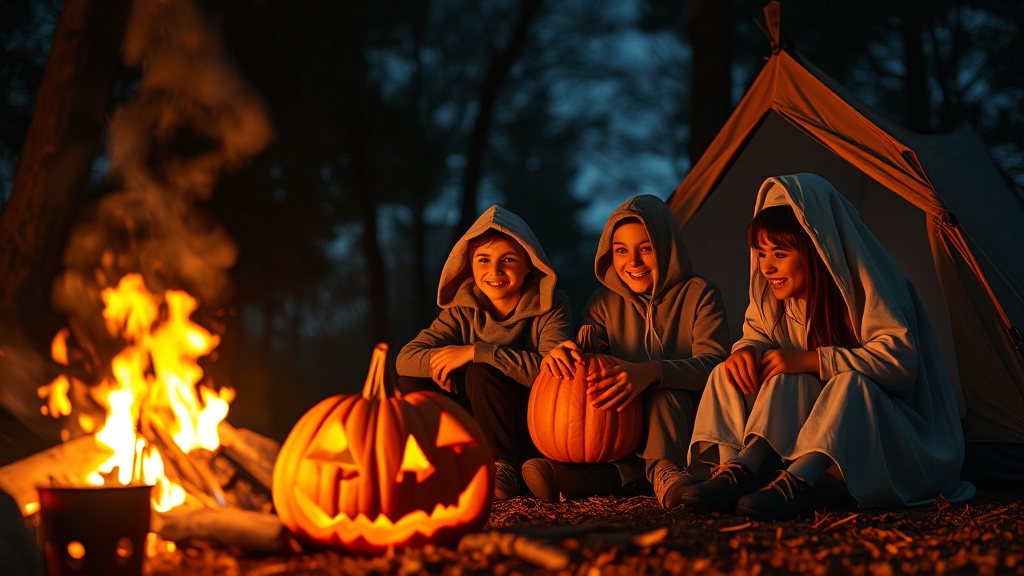 할로윈 이벤트 및 프로그램 안내 (realistic 스타일)