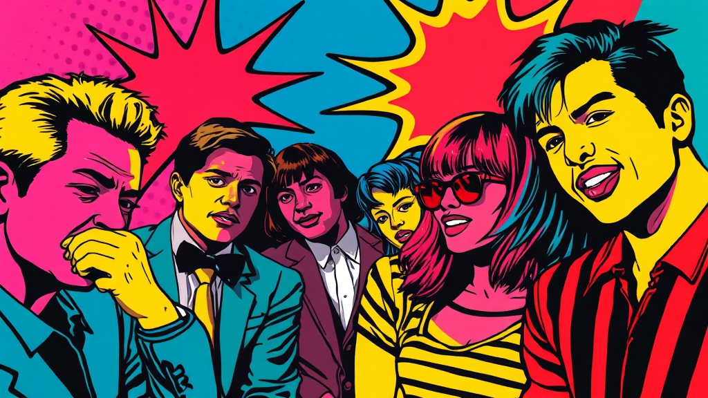 주요 증상과 특징은? (popart 스타일)