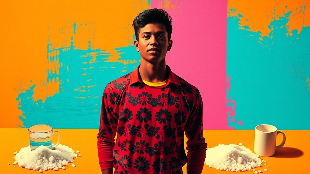 어지럼증 치료와 관리법 (popart 스타일)