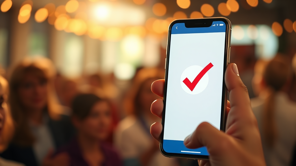 LiNC 앱 사전 투표 (realistic 스타일)