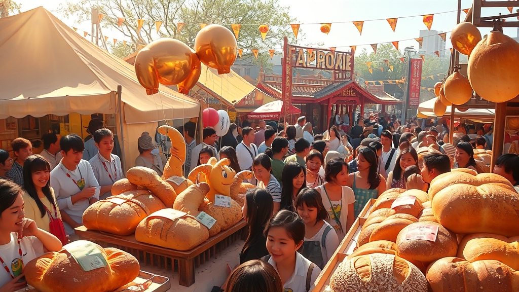 축제 프로그램: 어떤 즐길 거리가 있나요? (realistic 스타일)