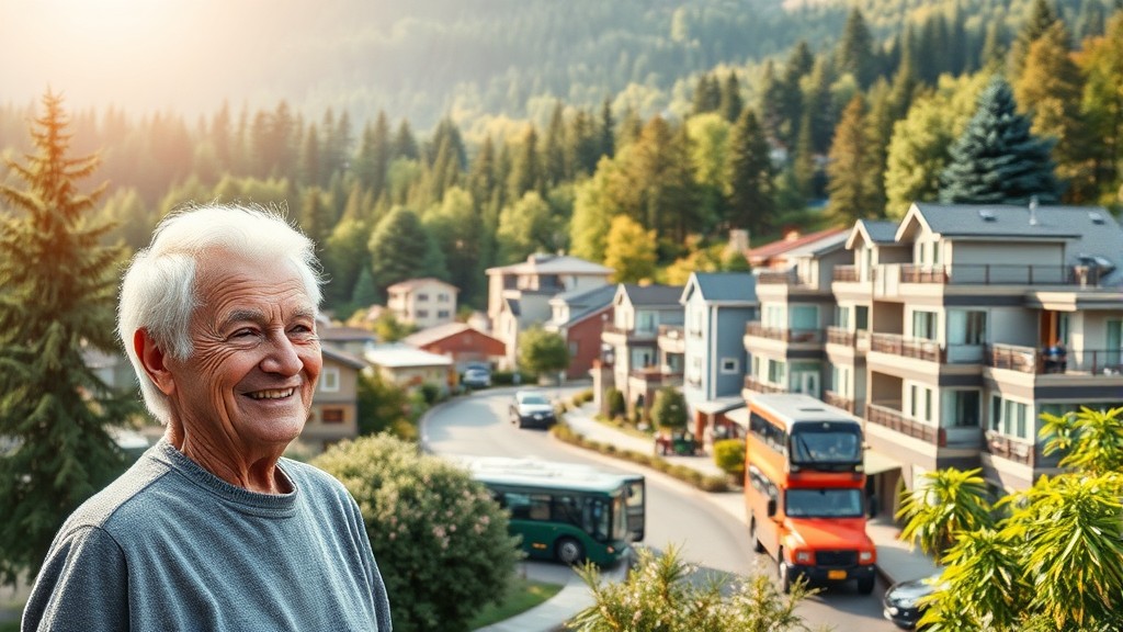 입지 조건 및 주변 환경 (realistic 스타일)