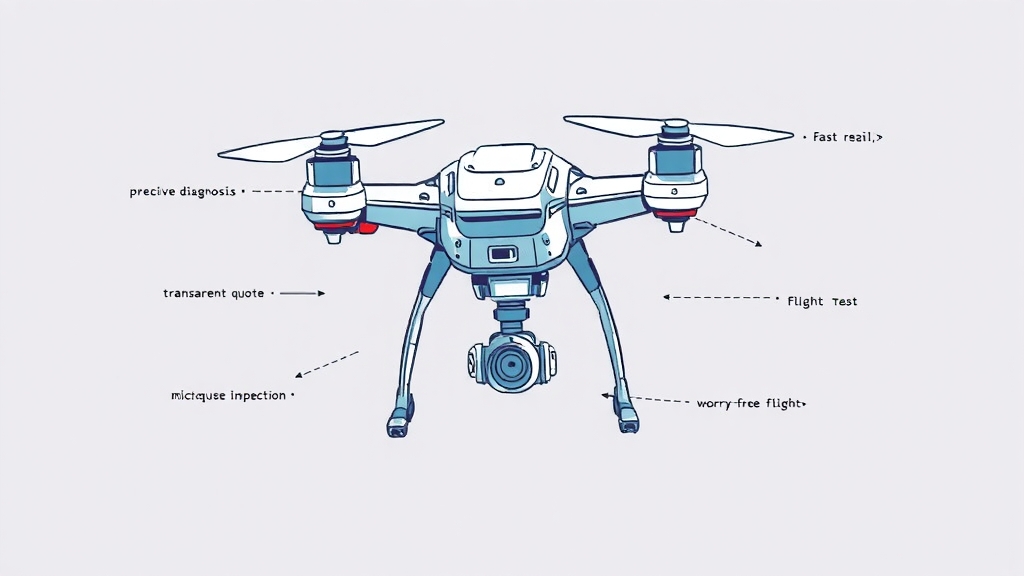 수리 비용 및 A/S 정책 (illustration 스타일)