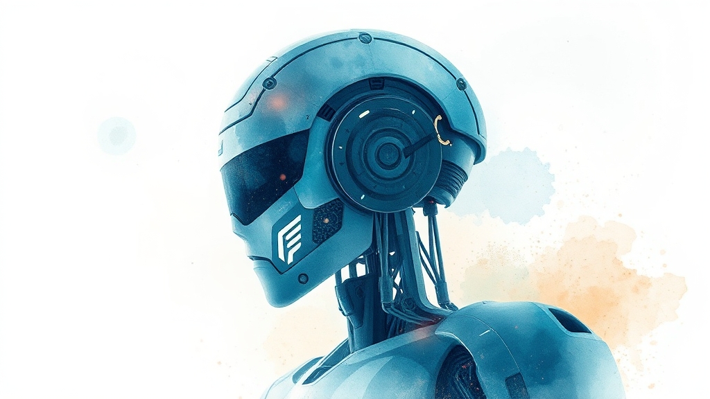 휴머노이드 로봇 관련 주요 기업 분석 (watercolor 스타일)