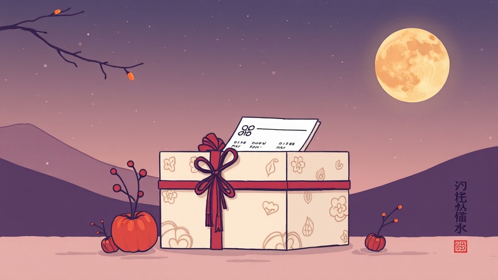 추석 택배 마감 및 배송 (illustration 스타일)