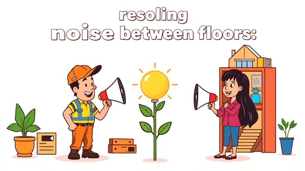 층간소음 관련 법규 및 정책 변화는? (cartoon 스타일)