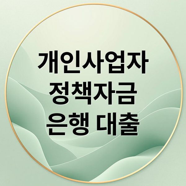 개인사업자
정책자금
은행 대출 (사업자 대출 정책자금 은행)