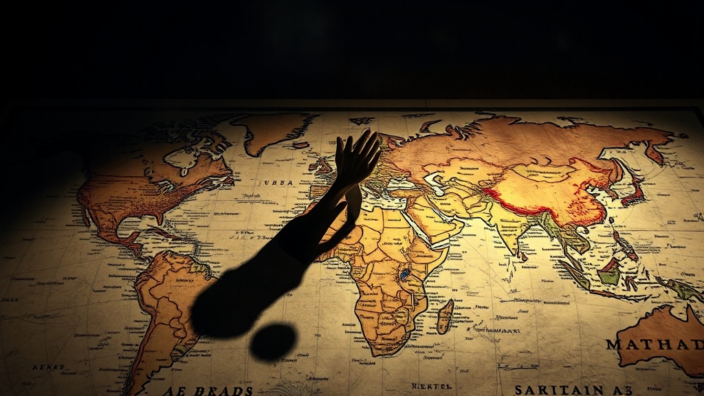 국제 사회 주요 소식 (realistic 스타일)