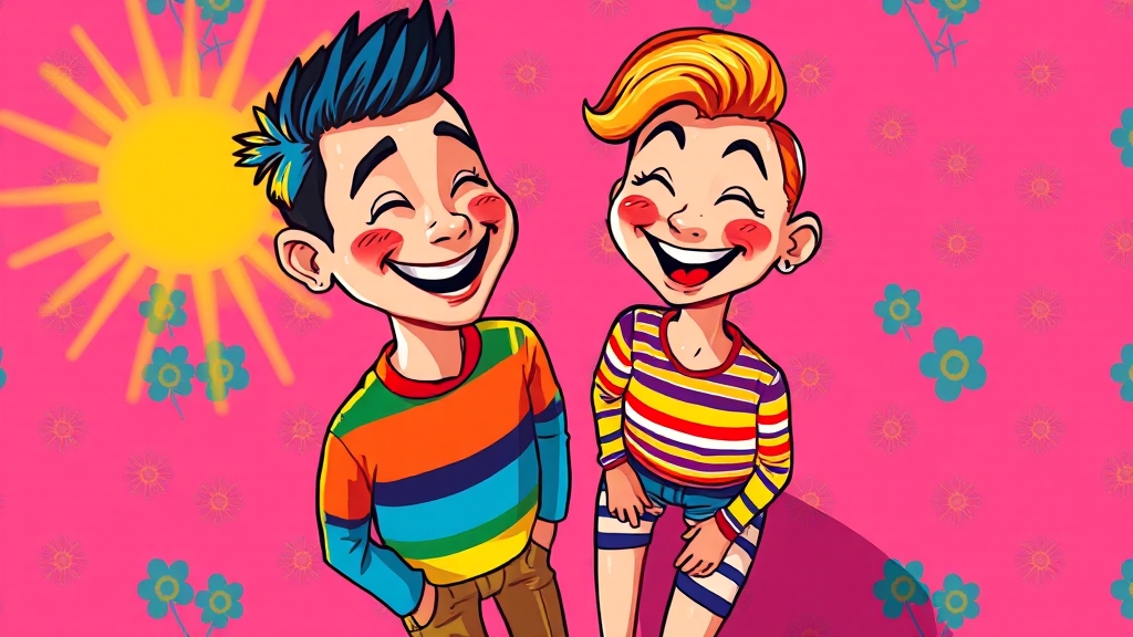 연애 스타일 & 궁합 분석 (popart 스타일)