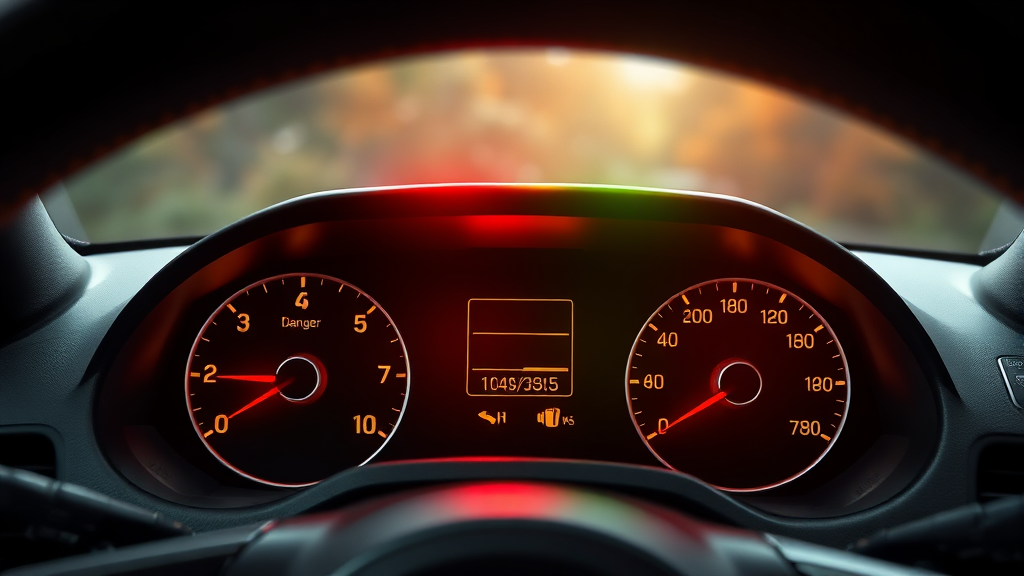 경고등 색깔별 기본 의미 이해하기 (realistic 스타일)