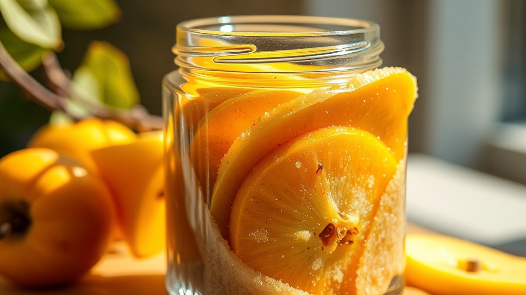 모과차 만드는 법: 집에서 쉽게 따라하기 (realistic 스타일)