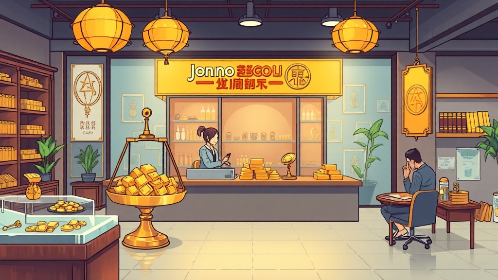 종로 금거래소 위치 정보 (cartoon 스타일)