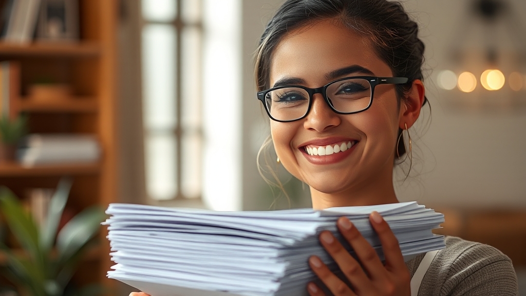 대출 시 필요한 서류 (realistic 스타일)