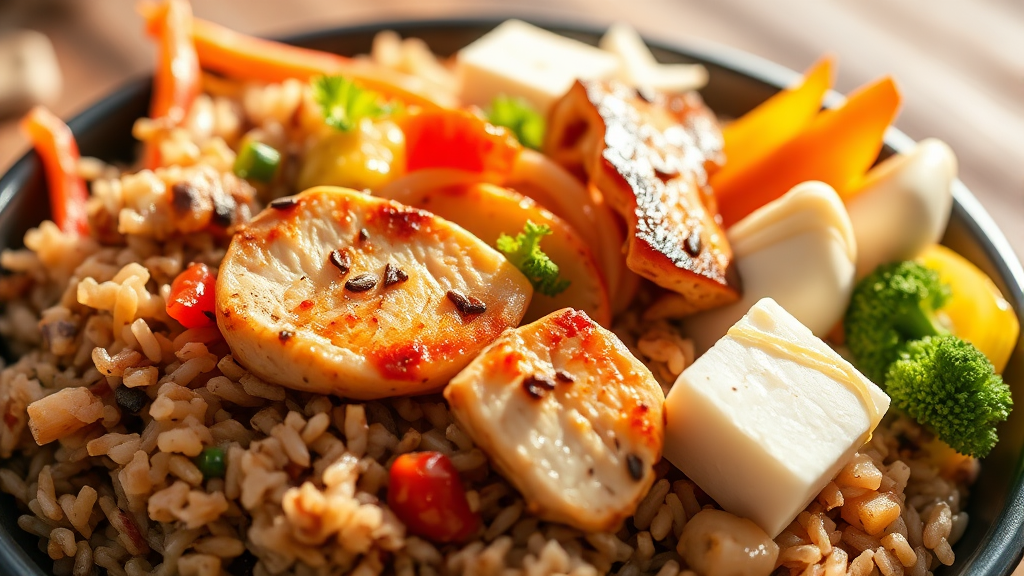 다이어트 성공을 위한 식단 구성 팁 (realistic 스타일)