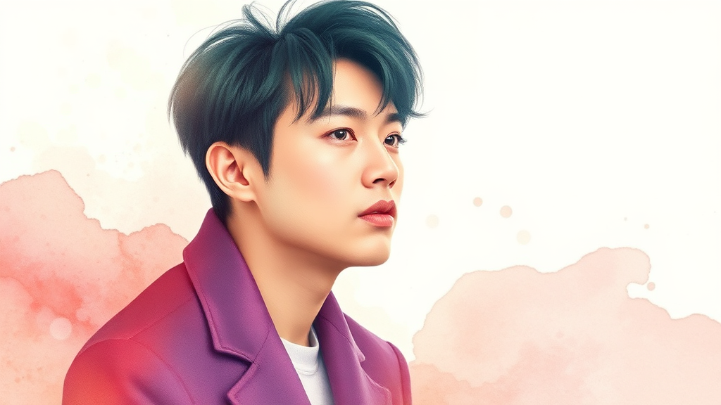 JYP엔터테인먼트, 박진영 사임 후 향후 계획 및 전망 (watercolor 스타일)