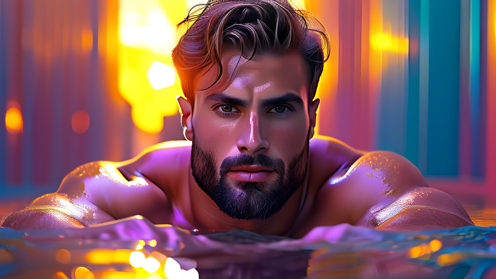 근육을 튼튼하게: 운동으로 다지는 건강한 몸 (realistic 스타일)