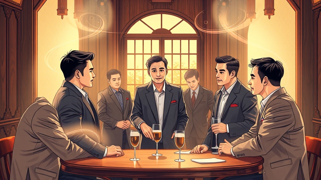 등장인물 관계도 (illustration 스타일)