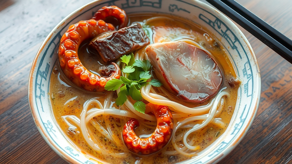 라면 활용 레시피 및 팁 (watercolor 스타일)