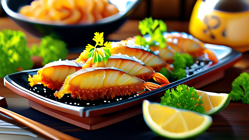 싱싱한 기장 멸치, 어디서 맛볼 수 있을까? (realistic 스타일)