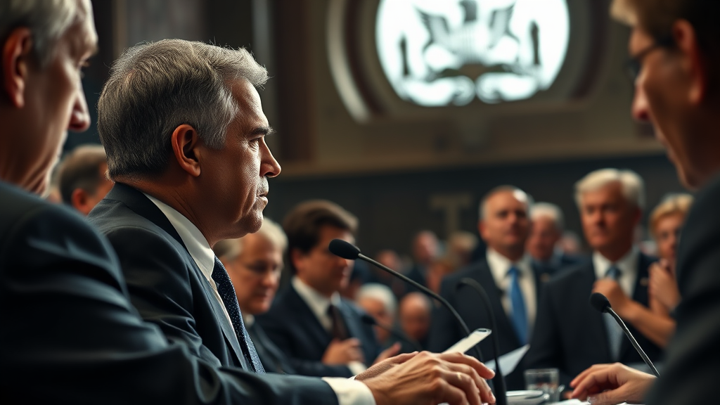 국내 정치 사회 이슈 (realistic 스타일)