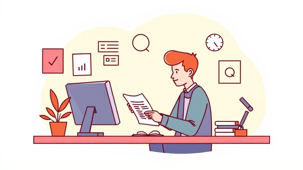 구직지원금 신청 방법 (illustration 스타일)