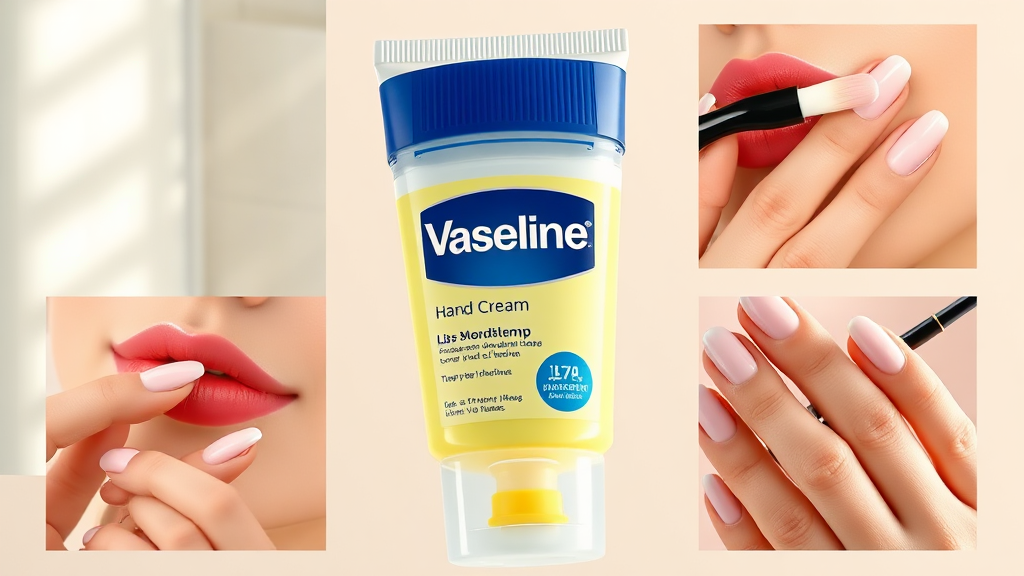 바세린 핸드크림, 단순 보습을 넘어선 활용법 (realistic 스타일)
