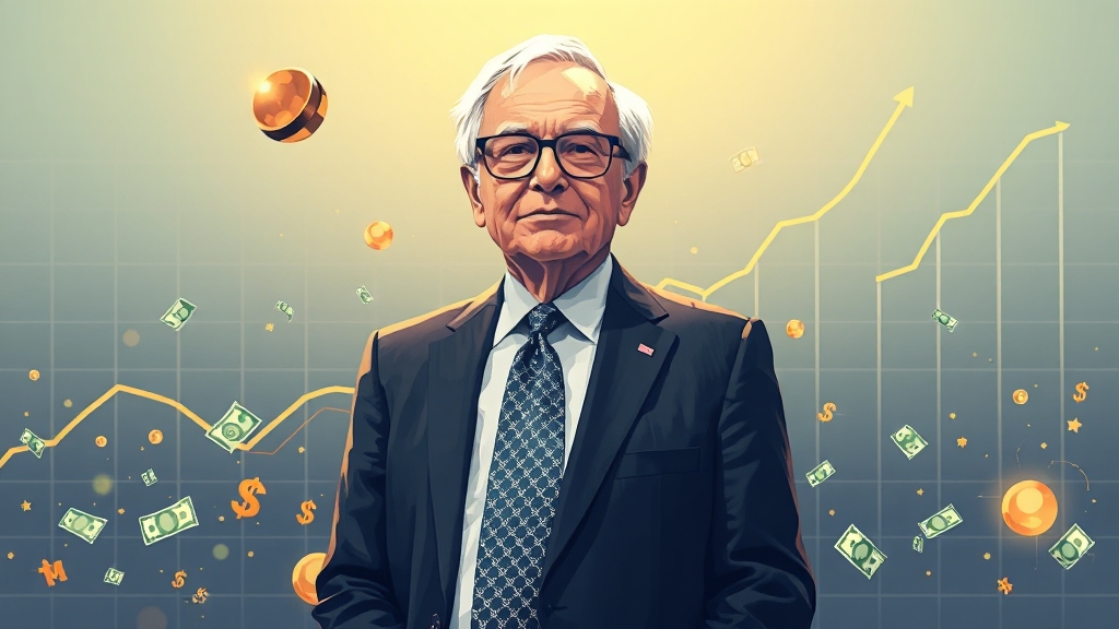 워런 버핏 투자 전략 변화와 향후 전망 (illustration 스타일)