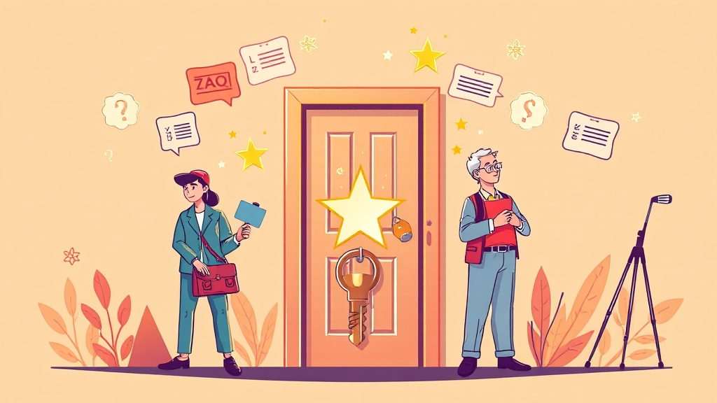 전세대출 FAQ (illustration 스타일)