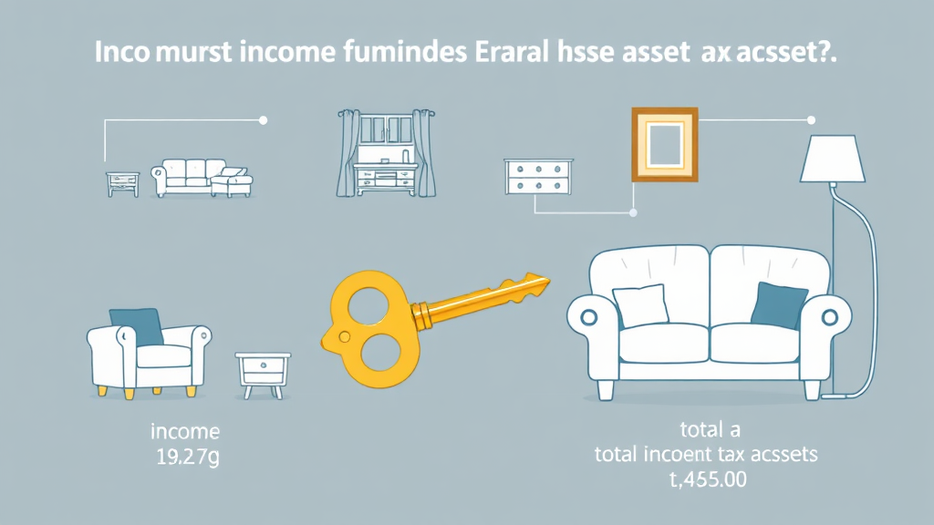소득 기준부터 재산 기준까지, 꼼꼼하게 확인하기 (illustration 스타일)