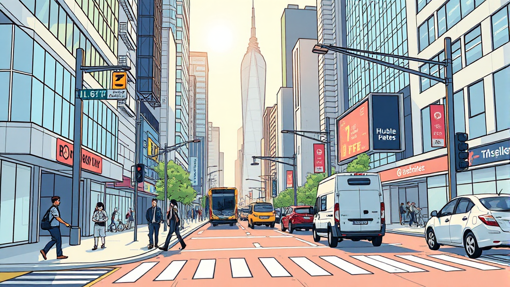 안전한 교통 문화, 함께 만들어요! (illustration 스타일)