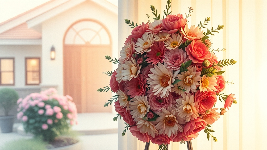 대구 지역 꽃배달 서비스 비교 (watercolor 스타일)