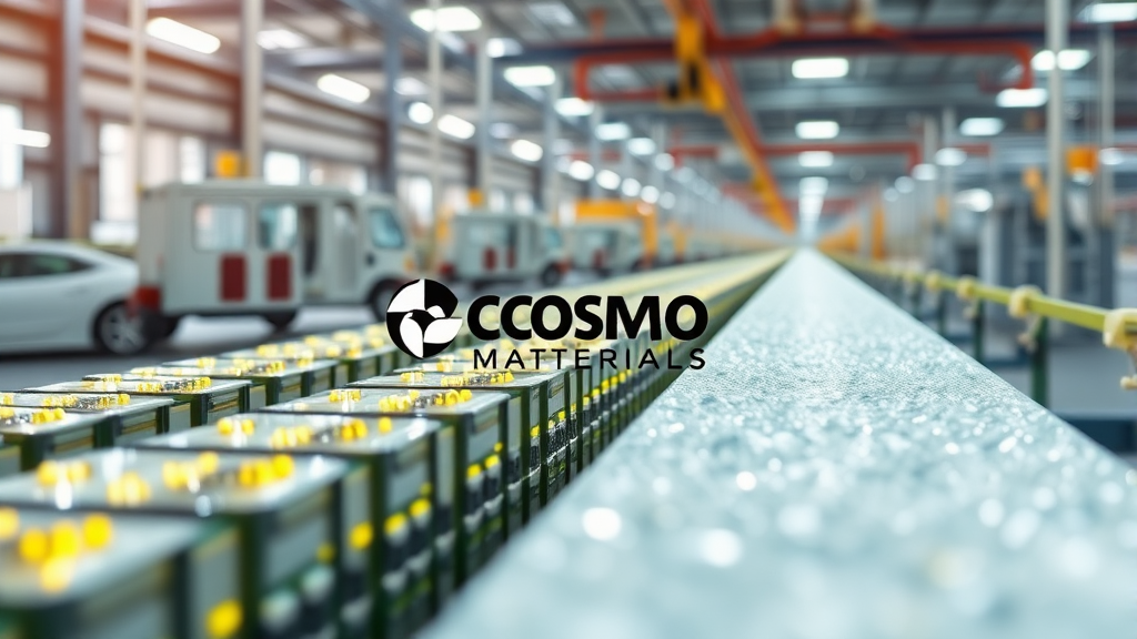 코스모신소재는 어떤 회사? (realistic 스타일)