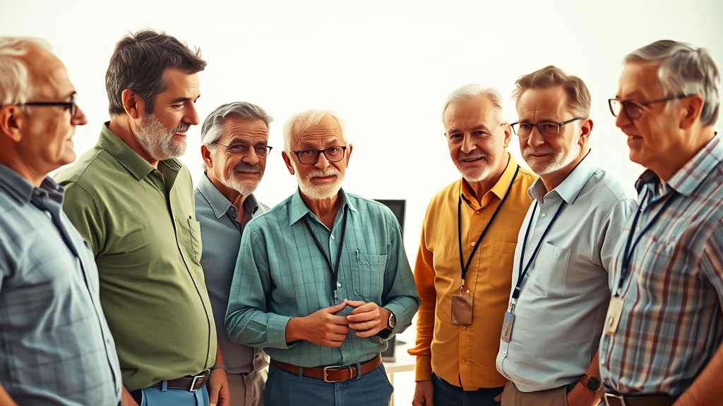 전립선 건강 관리 (realistic 스타일)