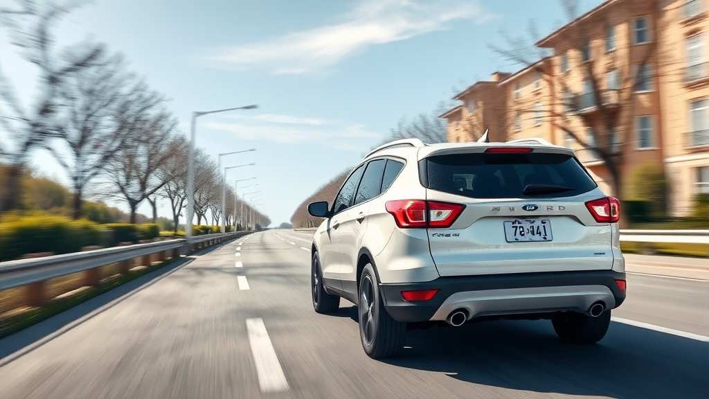 포드 쿠가: 실용적인 SUV (watercolor 스타일)