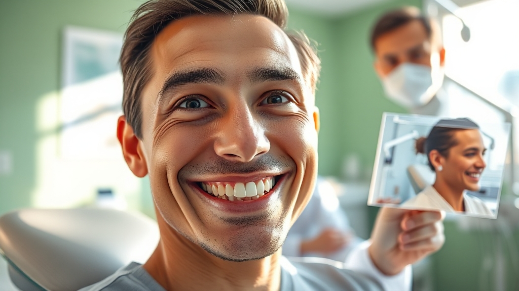 임플란트 장단점 비교 (realistic 스타일)