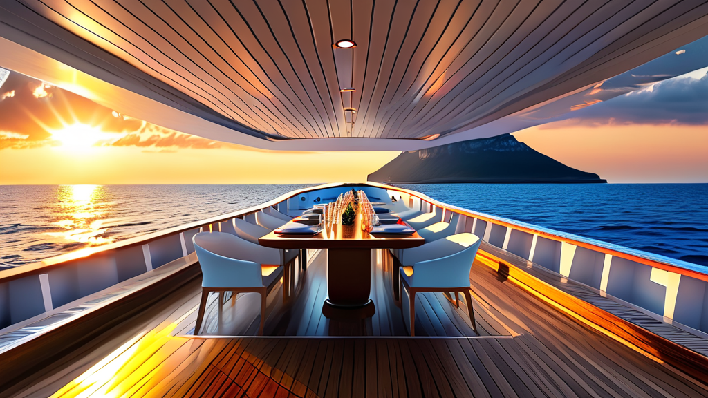 선상에서 즐기는 제주 여행: 편의시설 및 이용 팁 (realistic 스타일)