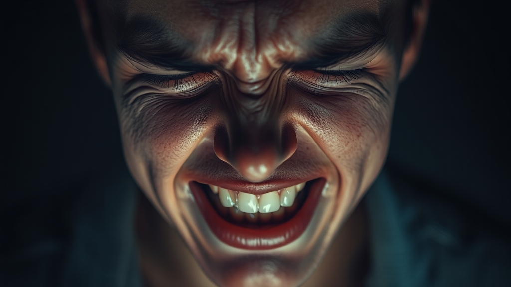 이갈이, 원인은 무엇일까요? (watercolor 스타일)