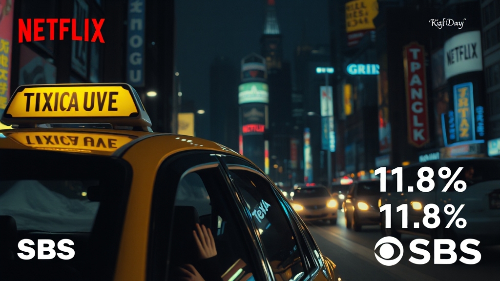 시청률 및 시청 정보 (realistic 스타일)