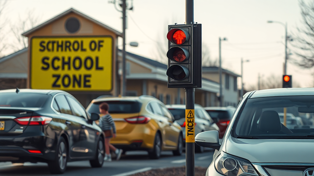 스쿨존, 신호위반 처벌 수위는? (realistic 스타일)