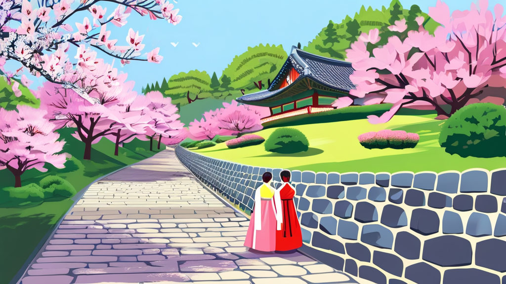 성공적인 축제 관람을 위한 꿀팁 (cartoon 스타일)