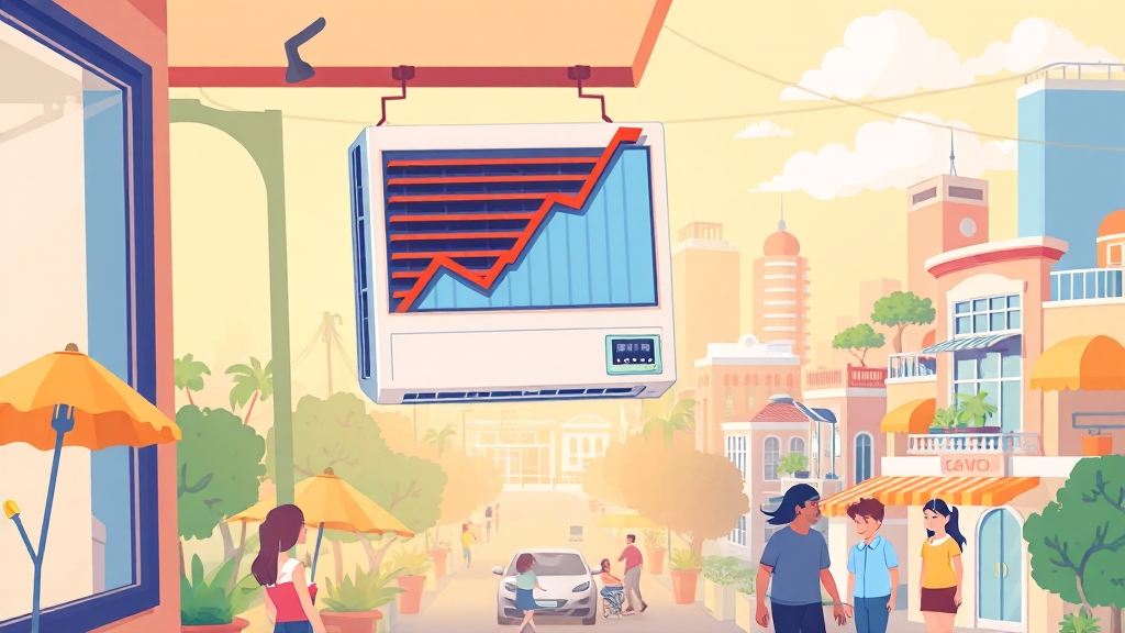 시장 동향 및 전망 (cartoon 스타일)