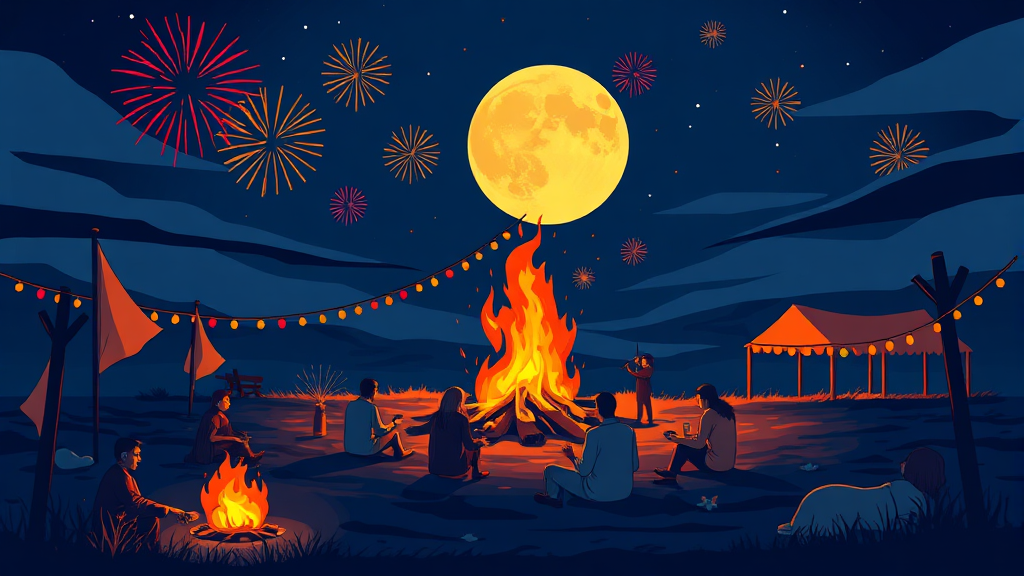 축제 즐기기 A to Z: 장소, 시간, 교통 및 주차 정보 (cartoon 스타일)