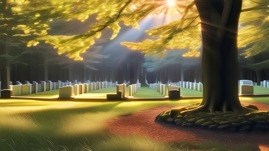 가족을 위한 추모 공간 선택 가이드라인 (realistic 스타일)